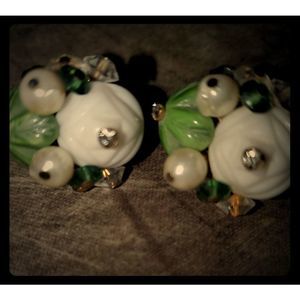 VERDOME 1960s Clip on Vintage Earrings